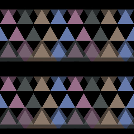 Seamless pattern with triangles. Geometric background. Vector illustration.