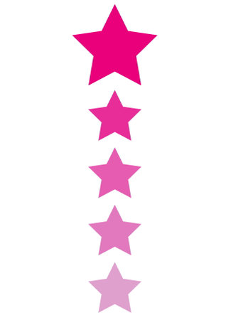 Star rating vector icon. Flat illustration of star rating icon for web designの写真素材