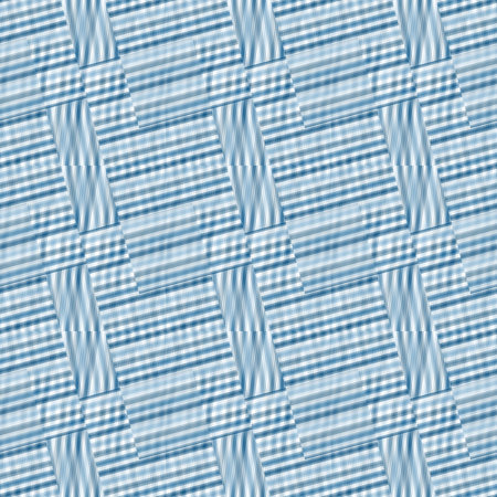 Seamless checkered pattern. Vector illustration. Blue background.の写真素材