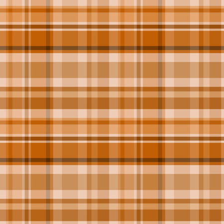 Seamless pattern in brown and white colors for plaid, fabric, textile, clothes, tablecloth and other things. Vector image.の写真素材