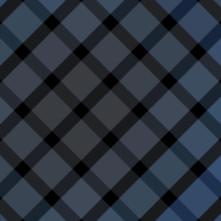 Seamless pattern in dark blue and black colors for plaid, fabric, textile, clothes, tablecloth and other things. Vector image.の写真素材