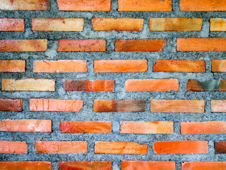 red brick wall background. brick wall texture.の写真素材