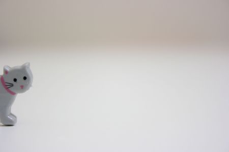 Cat peepingの写真素材