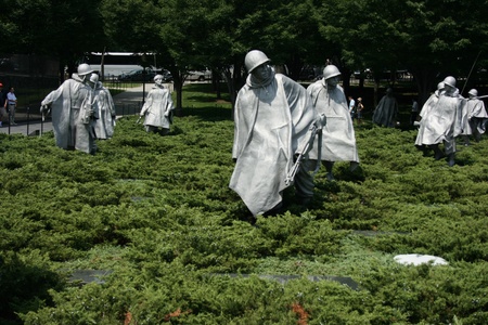 Washington DC, July 22, 2010 - Memorial sculptures of Korean Warのeditorial素材