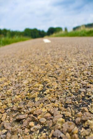 Highway in landscapeの写真素材