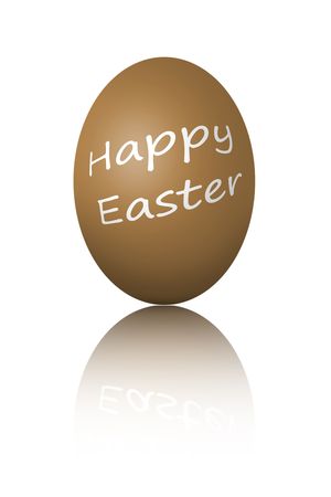 Colorful easter eggs isolated on white backgroundの写真素材