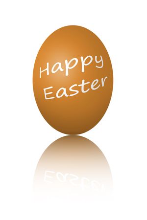 Colorful easter eggs isolated on white backgroundの写真素材
