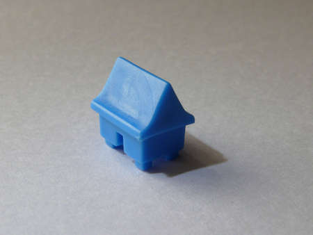 small blue houseの写真素材