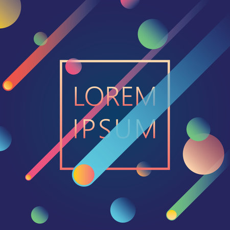 Meteor Rain background with Flat Dynamic Design Applicable for Covers, Cards, Posters, and Designs. illustrationのイラスト素材