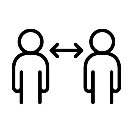 Social Network Icon Vector. Outline Social Network Sign. Isolated Contour Symbol Illustrationのイラスト素材