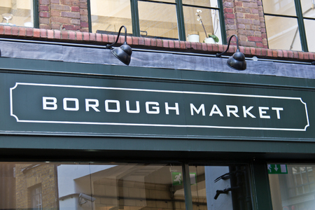 Borough Market is a wholesale and retail food market in Southwark, Central London, England. It is one of the largest and oldest food markets in London.のeditorial素材