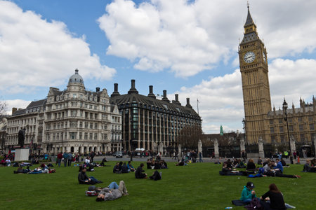 Big Ben of the Palace of Westminster
