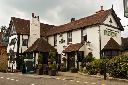 The Old Bell Public House in Old Oxted, Englandのeditorial素材