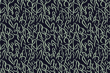 seamless simple pattern of random lines black and whiteのイラスト素材