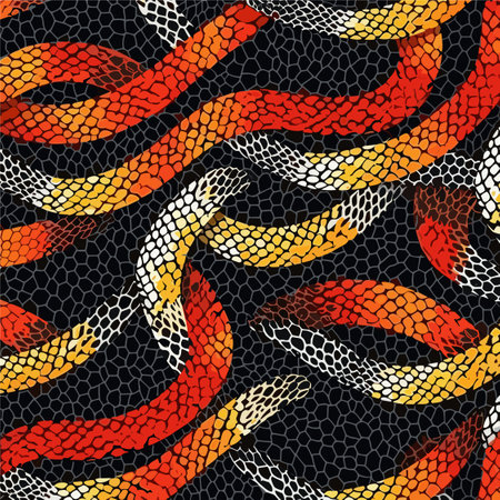 colorful abstract pattern with dark background and olorful linesのイラスト素材