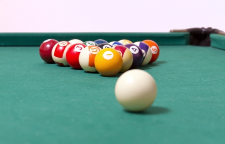 Billiard ballsの写真素材