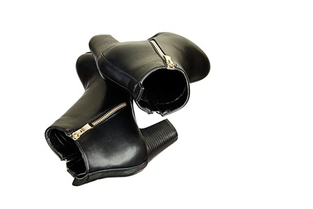 Black woman shoesの写真素材