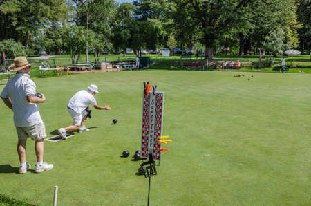 Washington Park Lawn Bowling Club 2014 Championshipsのeditorial素材