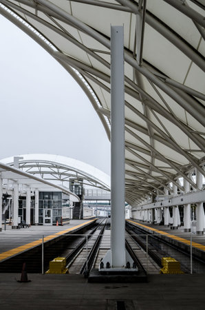 Early morning view of the platform at Union Station.