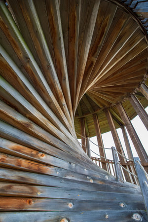 Tour de Sauvabelin tower & spiral staircase, Lausanne, Switzerland
