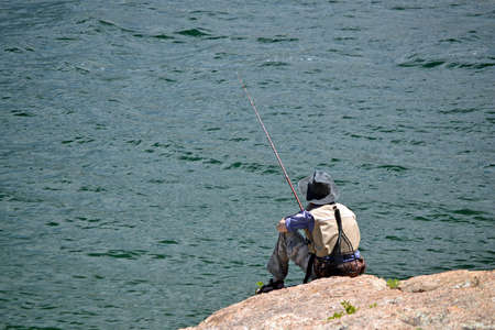 Sitting and Waitingの写真素材