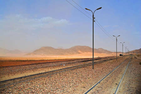 Tracks of the Wadiの写真素材