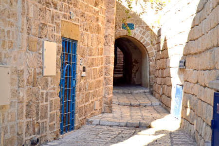 Street in Jaffa Israelの写真素材
