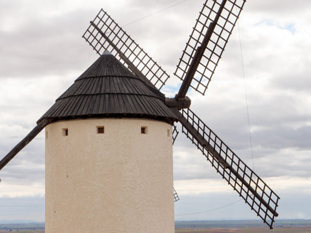 old windmills in Spain that served inspiration for Cervantes in the book Don Quijote