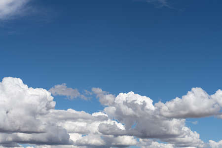 Skies with clouds forming storm over the fields of Spainの写真素材