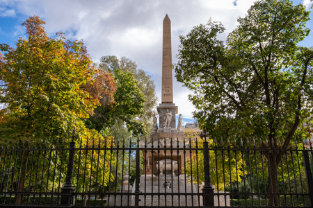 Monument to the Fallen, Lealtad Square in Madridの写真素材