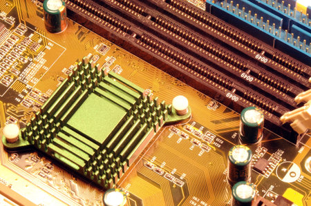 CPU in the main board for desktop computer