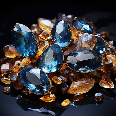 Symphony of Gemstones in the Dark,group of gemsの素材