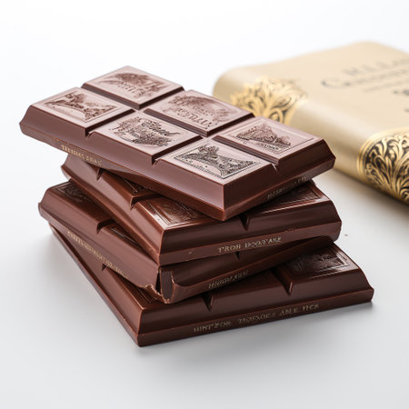 Chocolate Bar Journey Across Europe,Beautifully wrapped boutique chocolatesの素材