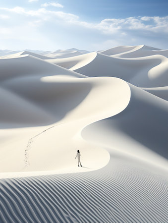 Golden Sands: A Majestic Desert Landscapeの素材