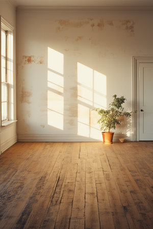 Sunlit Serenity: Indoor Plants by the Windowの素材