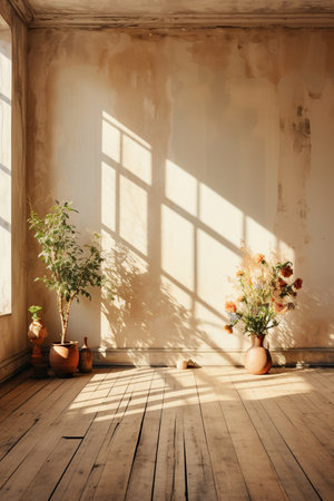 Sunlit Serenity: Indoor Plants by the Windowの素材