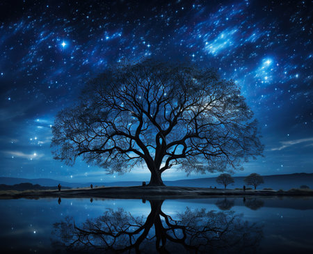 Starry Night in the Enchanted Forestの素材