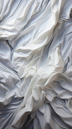 Abstract White blue Crumpled Paper Texture Backgroundの素材