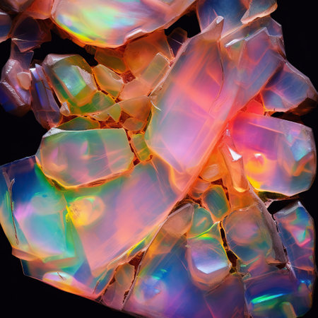 Kaleidoscope of Complexity: An Abstract Crystal Formationの素材