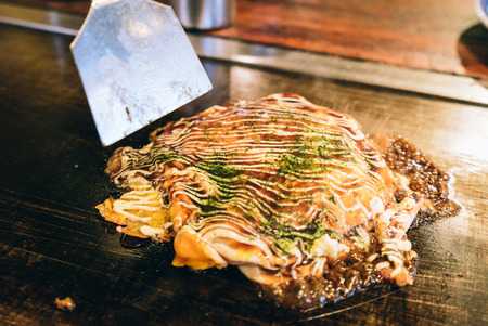Okonomiyaki, Okonomiyakiの写真素材