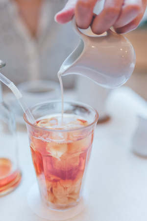 Tea, Milk teaの写真素材
