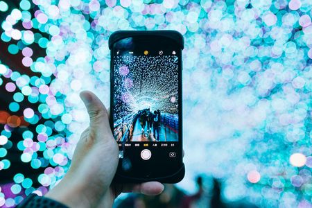 Christmas lights, Christmas, Christmas event, lights, Christmas, Christmas eventの写真素材