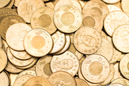 Coins, NT, Money, Change, Coin, NTD, money, Taiwan Coinの写真素材