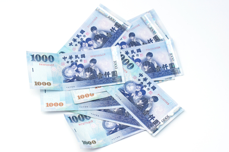 Cash, Taiwan currency,NTD, money, Taiwan Coin, Taiwan moneyの写真素材