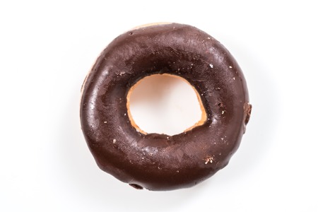 Donuts on a white background.の写真素材