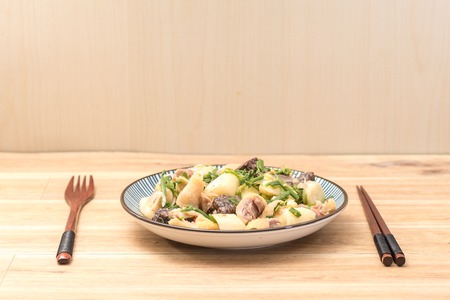 Taiwanese Food, called salty chicken, which is a kind of traditional food that meat or fowl stewed with salty and strained before serving.の写真素材