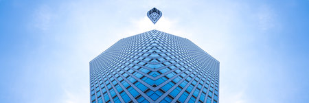 Architecture details Modern Building Glass facade Business background