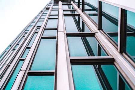 Architecture details Modern Building Glass facade Business backgroundの写真素材