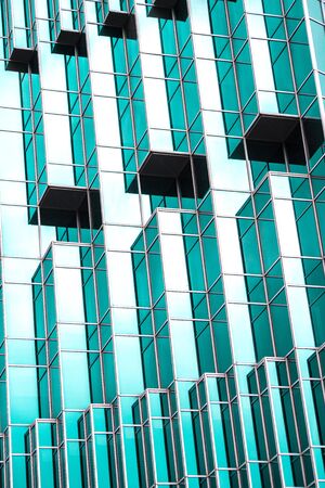 Architecture details Modern Building Glass facade Business backgroundの写真素材