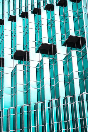 Architecture details Modern Building Glass facade Business backgroundの写真素材